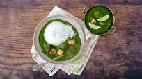 Palak Paneer with Basmati Rice Palak Paneer with Basmati Rice