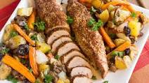 Roast Pork Tenderloin with Roasted Vegetables Roast Pork Tenderloin with Roasted Vegetables