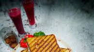 Quick & Easy Grilled Hummus Sandwich With Caramelized Onions Quick & Easy Grilled Hummus Sandwich With Caramelized Onions