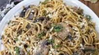 Ground Beef and Mushroom Spaghetti Ground Beef and Mushroom Spaghetti