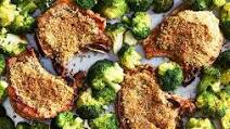 Sheet Pan Pork Chops and Broccoli Sheet Pan Pork Chops and Broccoli