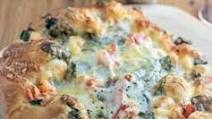 Lobster Pizza with Spinach and Gouda Lobster Pizza with Spinach and Gouda