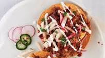 Slow Cooker Mole Pork Tostadas with Mexican Crema and Jícama Relish Slow Cooker Mole Pork Tostadas with Mexican Crema and Jícama Relish
