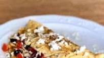 Greek Omelette recipe with Feta cheese Greek Omelette recipe with Feta cheese