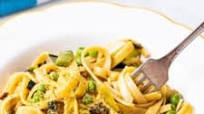 Pasta with Leeks and Peas Pasta with Leeks and Peas