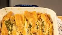 Crinkle Phyllo Spanakopita Crinkle Phyllo Spanakopita