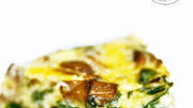 Garlic Mushroom And Spinach Frittata Garlic Mushroom And Spinach Frittata