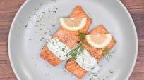 Salmon with Dill Sauce Salmon with Dill Sauce