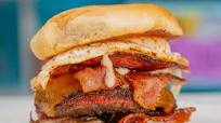 Sunny Side Up Breakfast Burger Sunny Side Up Breakfast Burger