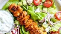 Chicken Shawarma Kebab Salad Chicken Shawarma Kebab Salad