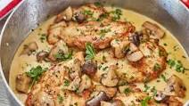 Chicken Marsala Over White Rice Chicken Marsala Over White Rice