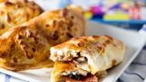 Meat Lovers Calzones: Inside Out Pizza Meat Lovers Calzones: Inside Out Pizza