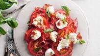 Caprese salad with prosciutto Caprese salad with prosciutto
