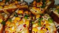 Corn Cheese Bruschetta Corn Cheese Bruschetta