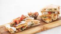 Bruschetta Chicken Quesadillas with crème fraîche Bruschetta Chicken Quesadillas with crème fraîche