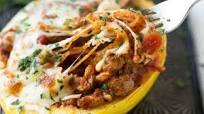 Baked Italian Spaghetti Squash Boats Baked Italian Spaghetti Squash Boats