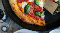 Cast Iron Margherita Pizza with Burrata Cast Iron Margherita Pizza with Burrata
