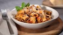 Rigatoni with a Quick Cherry Tomato Ragu Recipe Rigatoni with a Quick Cherry Tomato Ragu Recipe