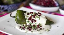 Chiles en Nogada (Mexican Stuffed Poblano Peppers in Walnut Sauce) Chiles en Nogada (Mexican Stuffed Poblano Peppers in Walnut Sauce)