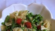Pea Salad with Asparagus and Farfalle in Lemon Vinaigrette Pea Salad with Asparagus and Farfalle in Lemon Vinaigrette