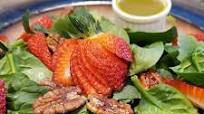 Strawberry Spinach Salad with Candied Pecans Strawberry Spinach Salad with Candied Pecans