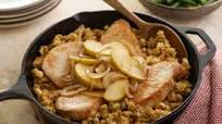 Stuffing-Topped Pork & Apple Skillet Stuffing-Topped Pork & Apple Skillet