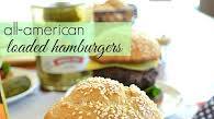 All-American Loaded Hamburgers All-American Loaded Hamburgers