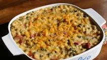 Deluxe Mac & Cheese With Ham and Peas Deluxe Mac & Cheese With Ham and Peas
