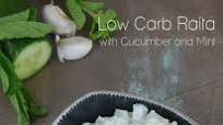 Low Carb Raita with Cucumber and Mint Low Carb Raita with Cucumber and Mint
