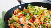 Teriyaki salmon noodles Teriyaki salmon noodles