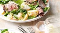 Caesar Salad with Grilled Steak and Potatoes Caesar Salad with Grilled Steak and Potatoes