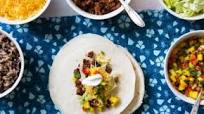 Soft Tacos (Beef or Veggie) with Mango Salsa Soft Tacos (Beef or Veggie) with Mango Salsa