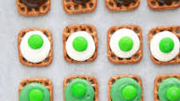 Easy St. Patrick's Day Pretzel Bites Easy St. Patrick's Day Pretzel Bites