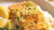 Healthy Parmesan Garlic Crumbed Fish Healthy Parmesan Garlic Crumbed Fish