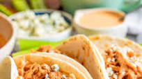 Crockpot Buffalo Chicken Tacos Crockpot Buffalo Chicken Tacos