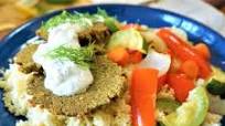 Crispy Baked Falafel with Tzatziki Crispy Baked Falafel with Tzatziki