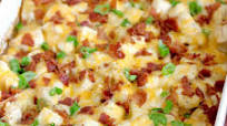 Loaded Potato Ranch Chicken Casserole Loaded Potato Ranch Chicken Casserole