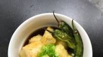 Pan Fried Agedashi Tofu with Shishito Peppers Pan Fried Agedashi Tofu with Shishito Peppers