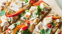 Thai Curry Naan Pizza Thai Curry Naan Pizza