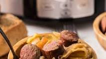 Easy Slow Cooker Kielbasa, Cabbage and Potatoes Easy Slow Cooker Kielbasa, Cabbage and Potatoes