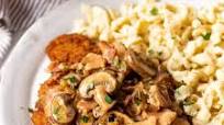 Pork Schnitzel with Mushroom Gravy (Jägerschnitzel) Pork Schnitzel with Mushroom Gravy (Jägerschnitzel)