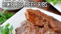 Crock Pot Texas Style Boneless Beef Ribs Crock Pot Texas Style Boneless Beef Ribs