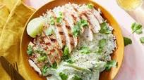 Grilled Tikka Spiced Chicken with Yogurt Cucumber Salad Grilled Tikka Spiced Chicken with Yogurt Cucumber Salad