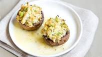 Crab-Stuffed Mushrooms Recipe Crab-Stuffed Mushrooms Recipe