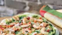Shrimp-Pesto Pizza Shrimp-Pesto Pizza