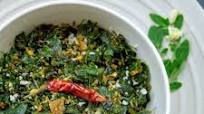 Moringa Leaves Stir-Fry (Thoran) with Grate Coconut Moringa Leaves Stir-Fry (Thoran) with Grate Coconut