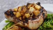 Grilled Pineapple Teriyaki Pork Chops Grilled Pineapple Teriyaki Pork Chops