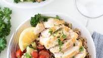 Easy Hummus Chicken & Chopped Salad Easy Hummus Chicken & Chopped Salad