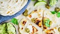 Chicken Quesadillas with Homemade Flour Tortillas Chicken Quesadillas with Homemade Flour Tortillas