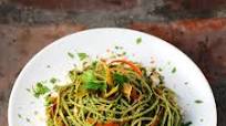 Edamame Spaghetti With Kale Cilantro Pesto Edamame Spaghetti With Kale Cilantro Pesto